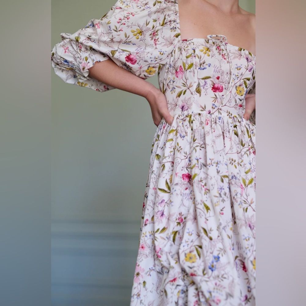 Selkie by Free People The Wild Flower Romantic Dress - Picture 3 of 14